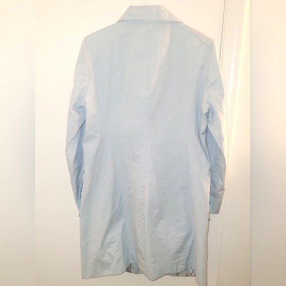 Calvin Klein| Powder Blue | Waterproof Trench Coat| Size M - Picture 3 of 10